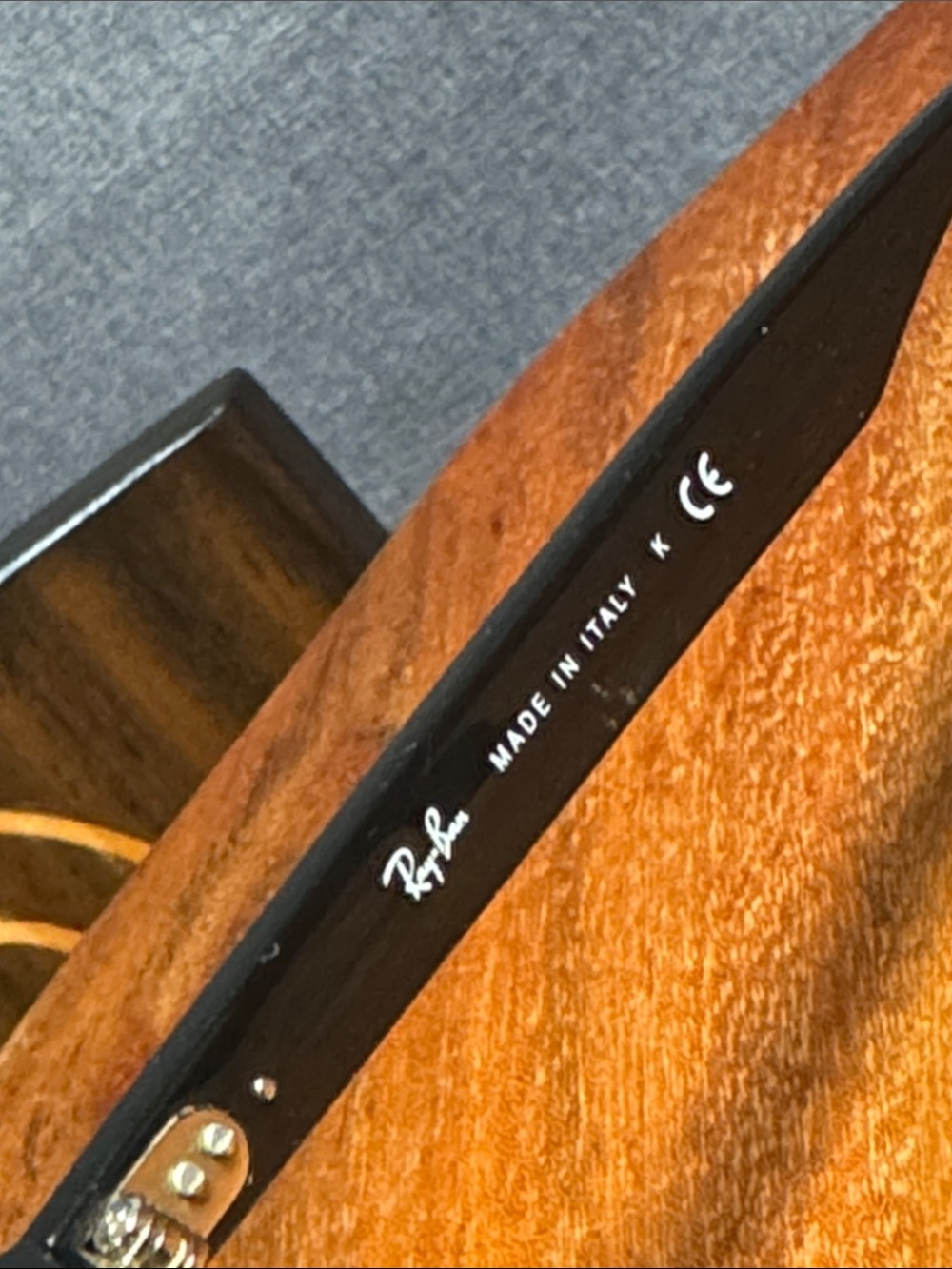Ray-Ban Black Frame Sunglasses with Dark Lenses - Picture 6 of 12